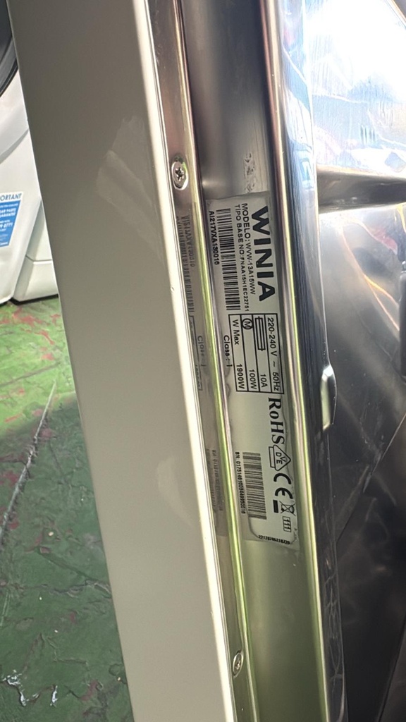 WVW-13A15WW LAVAVAJILLAS 60 CM WINIA BLANCO