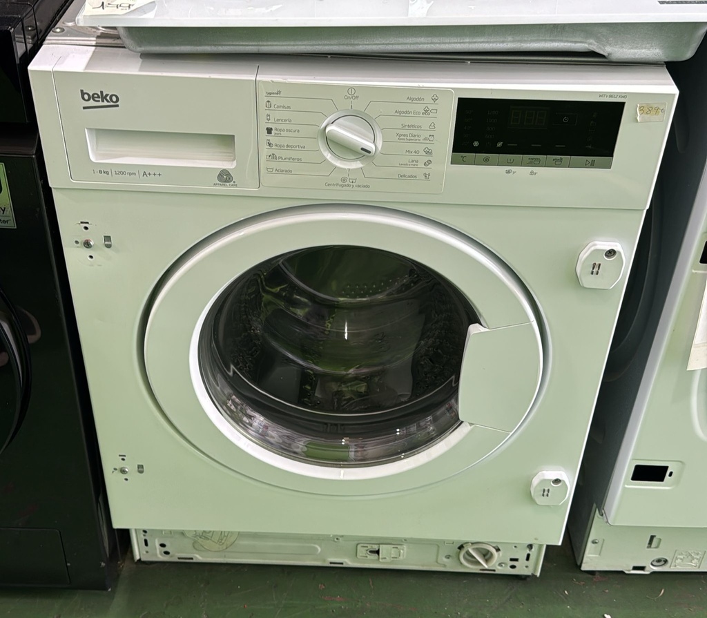 WITV8612XW0 LAVADORA PANELABLE 8 KG BEKO A+++ 1200 RPM BLANCA